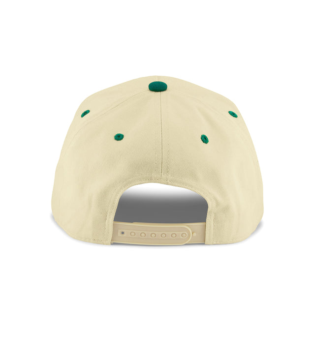 Dad Snapback | Cream & Green
